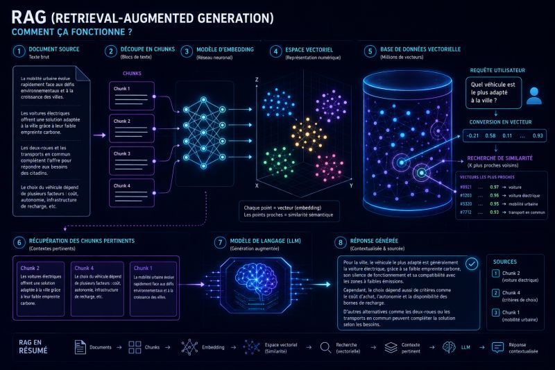 Pourquoi transformer les données en vecteurs dans un système RAG ?